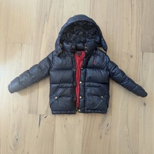 Polo by Ralph Lauren Kids Puffer Jacket in Navy and Red